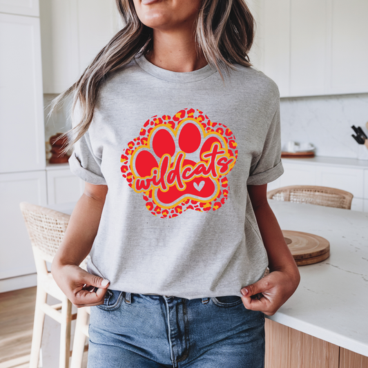 Leopard Paw Wildcats T-Shirt