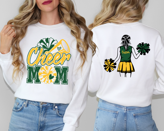 PERSONALIZED Eagles Cheer Mom Sweatshirt