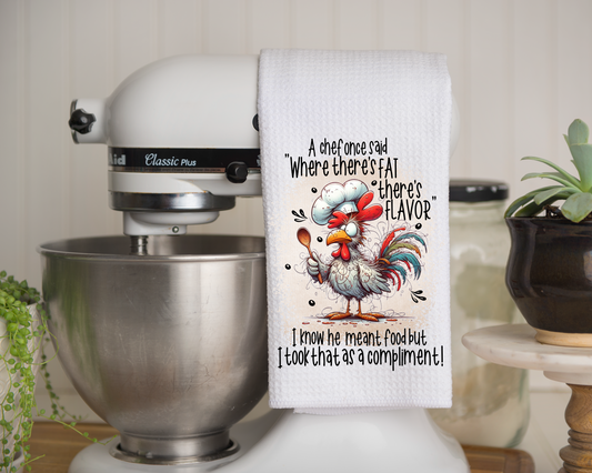 Chef Once Said - Kitchen Towel