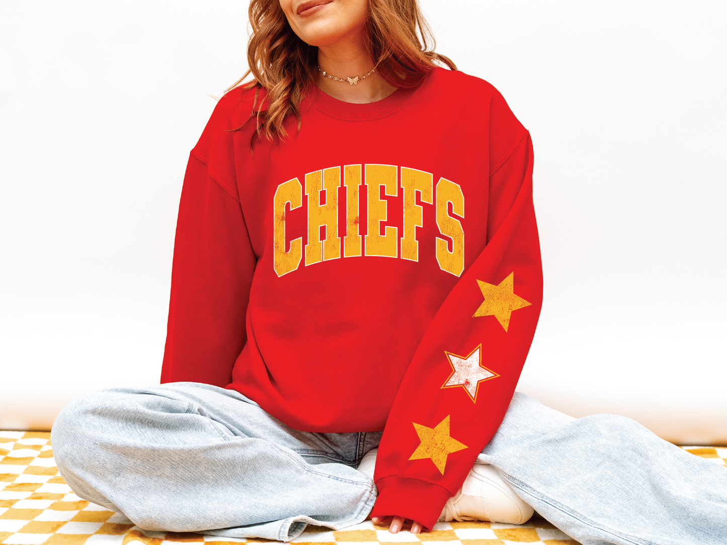 Chiefs Star Sleeve Sweatshirt