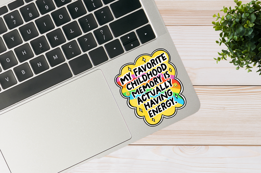 Favorite Childhood Memory Sticker