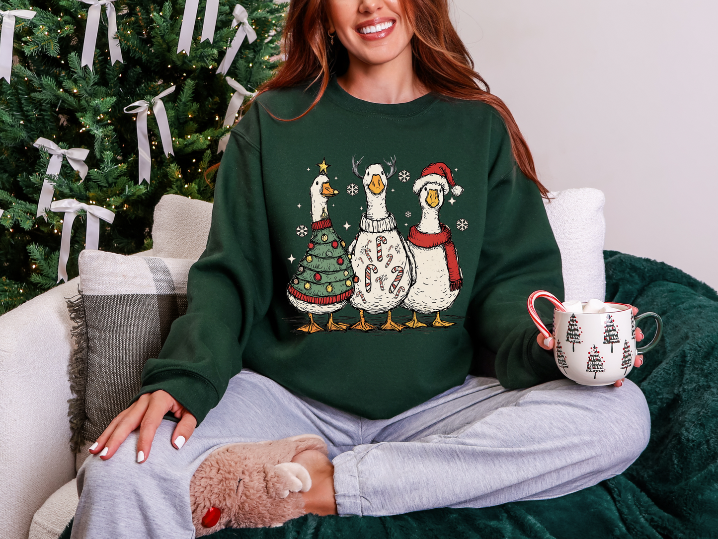 Christmas Goose Sweatshirt