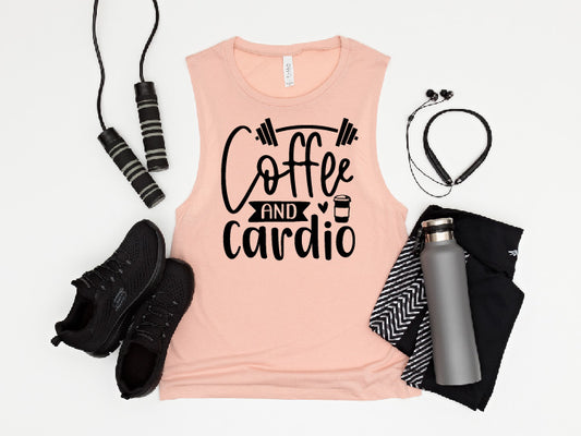 Coffee and Cardio Muscle Tank