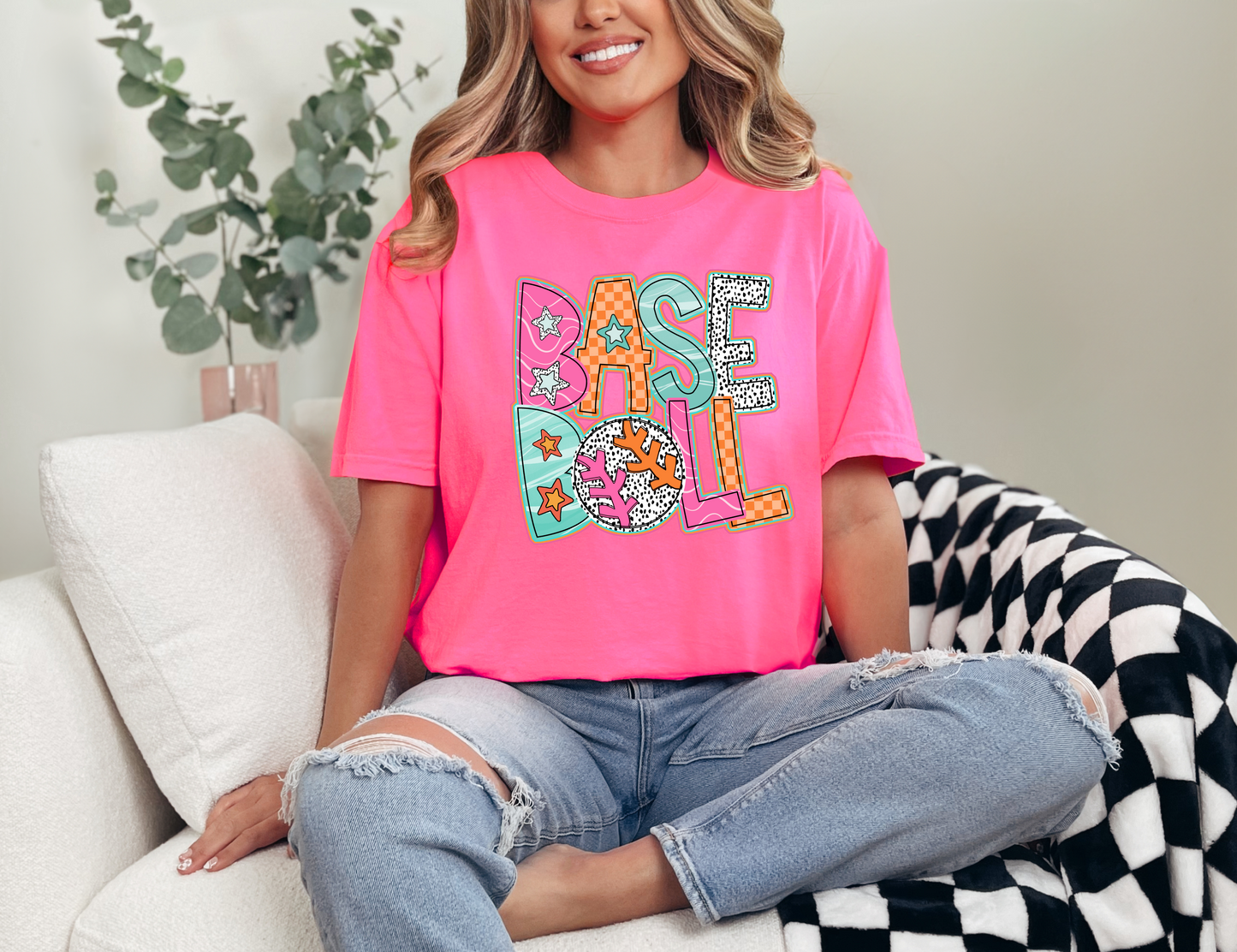 Bright Baseball T-shirt