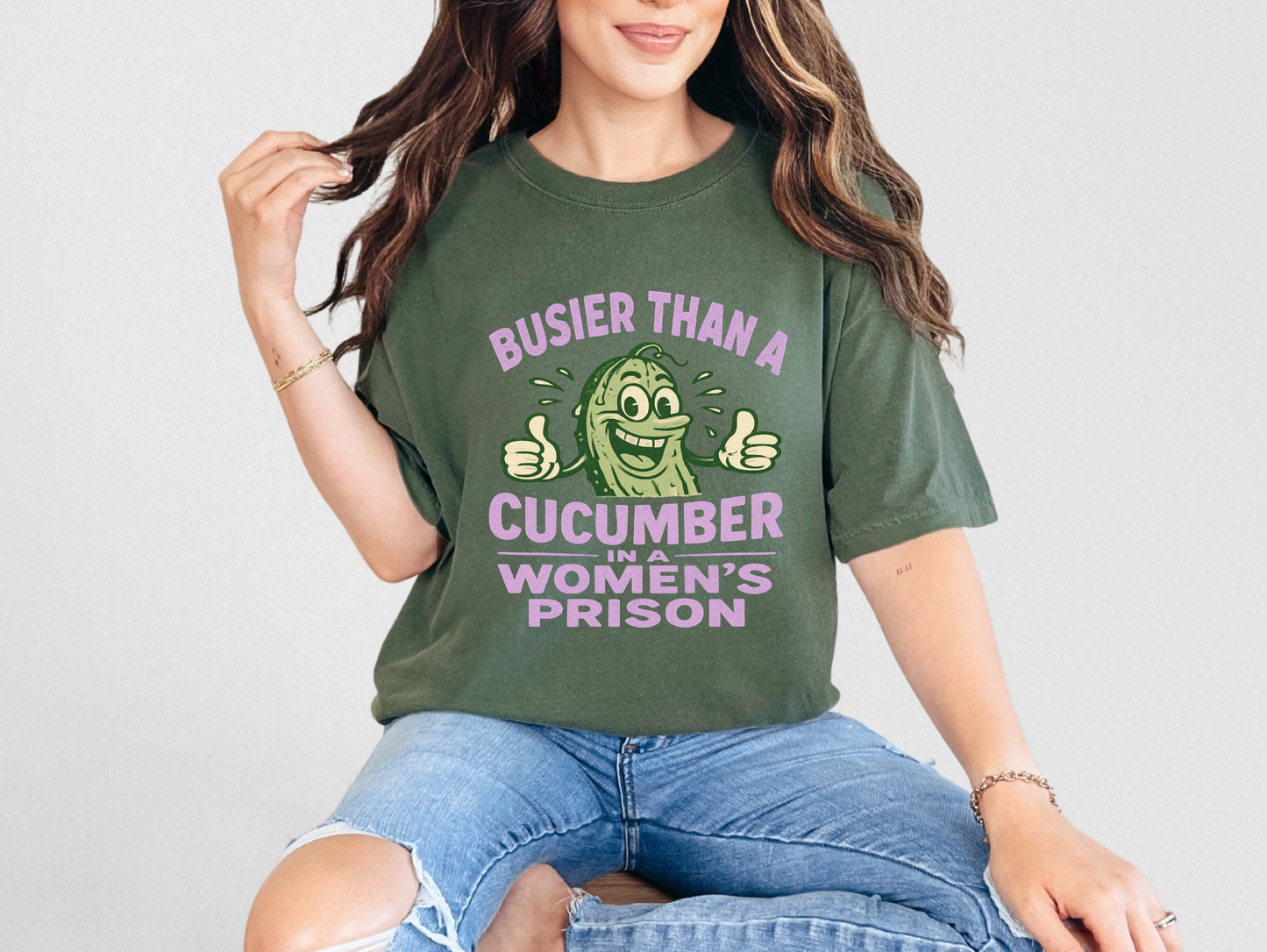 Busier Than a Cucumber T-shirt