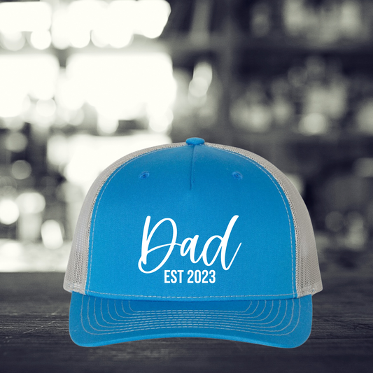 Dad: Est XXXX Trucker Hat