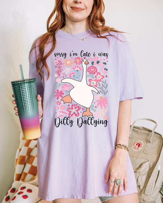 Dilly Dallying Goose T-shirt