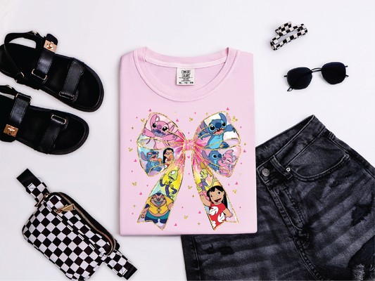 Princess and Friends Sparkly Bow T-shirt - Several Designs!