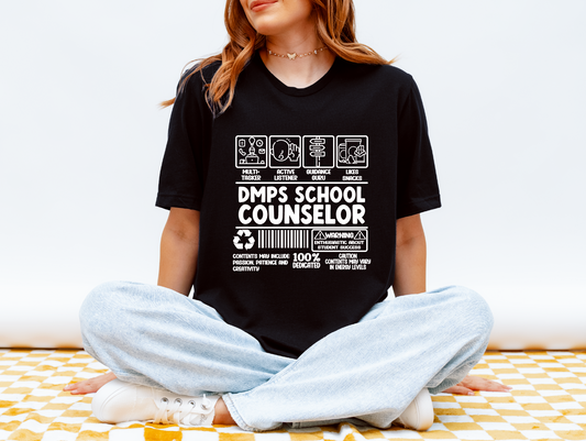 DMPS School Counselor Definition T-Shirt