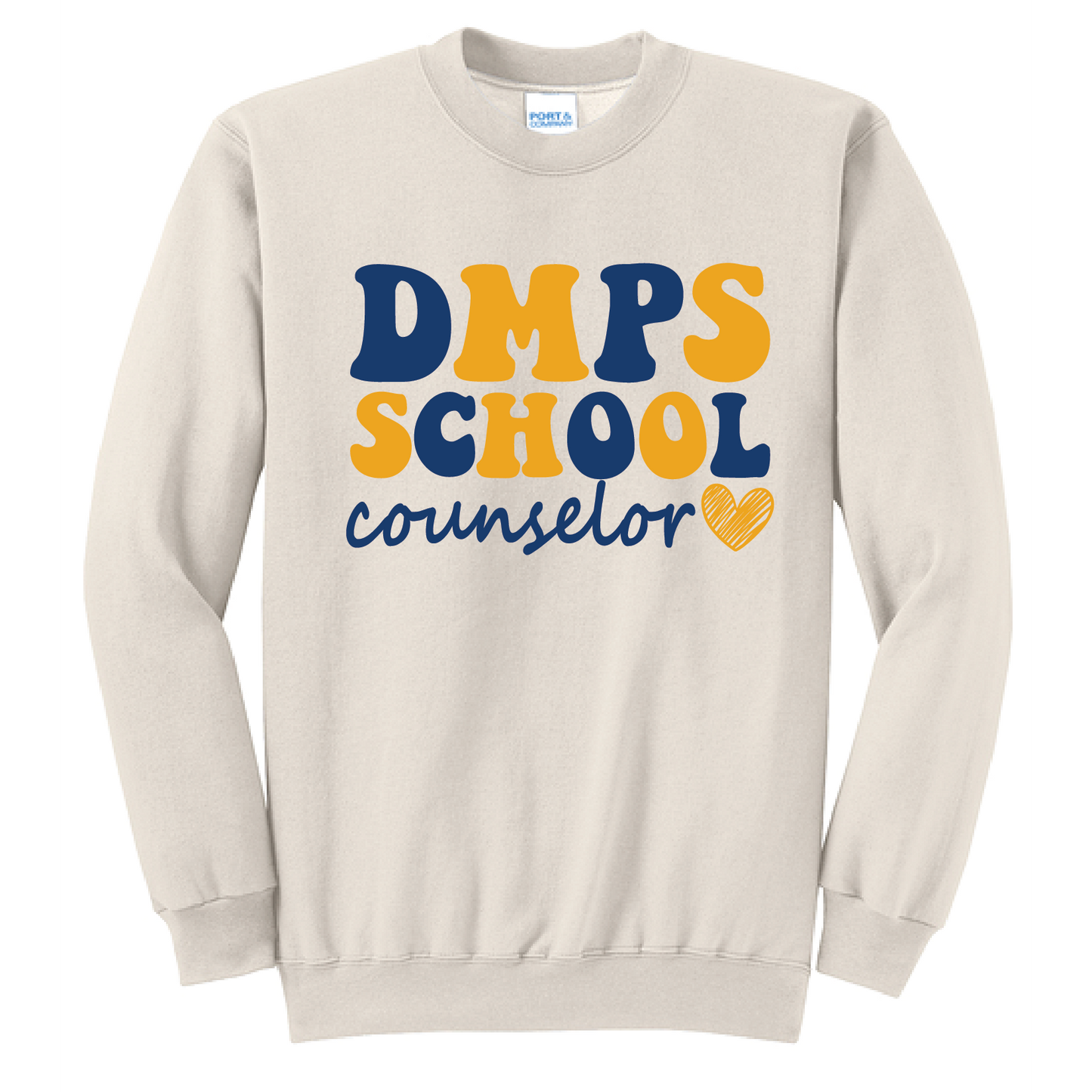 Groovy DMPS School Counselors Sweatshirt