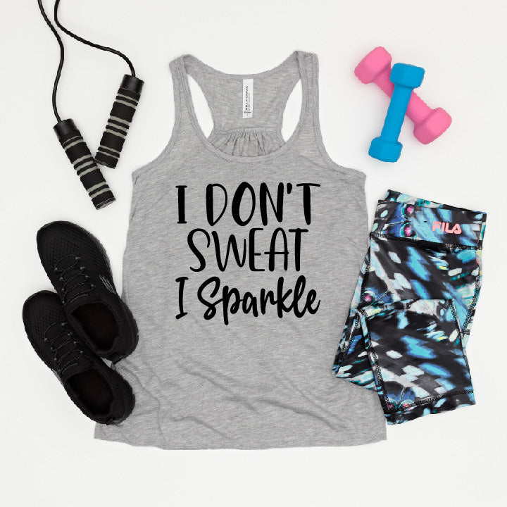 I Don't Sweat, I Sparkle Tank