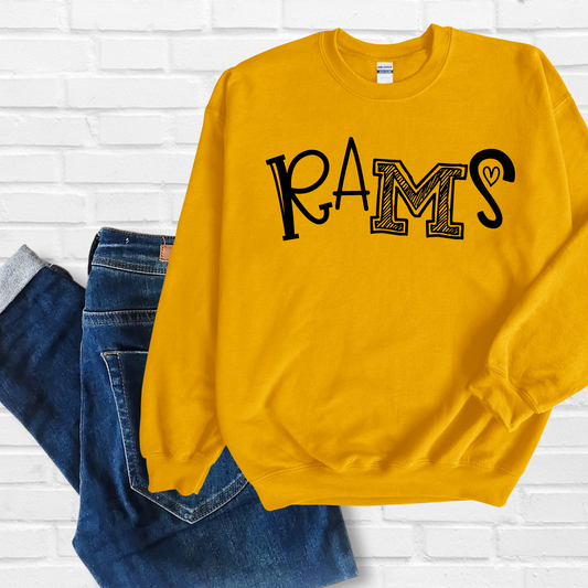 Doodle Rams Sweatshirt