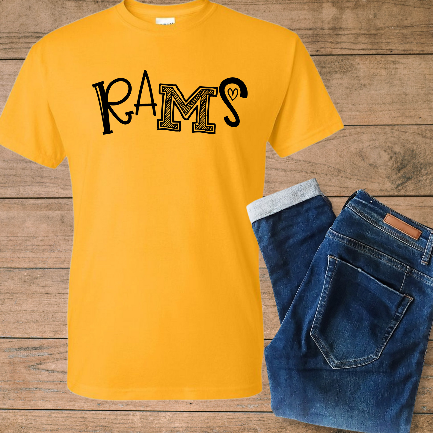 Doodle Rams T-shirt