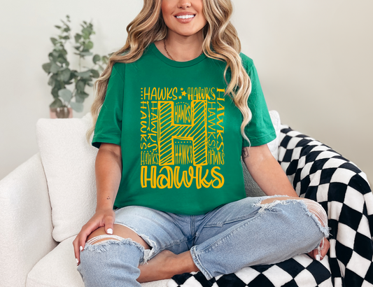 Doodlin' Hawks T-shirt