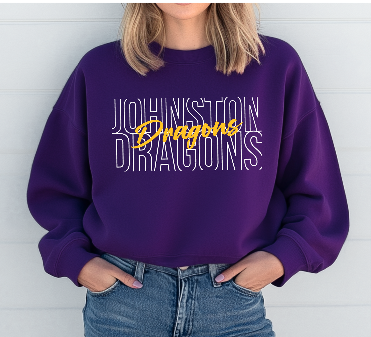 Layered Johnston Dragons Sweatshirt