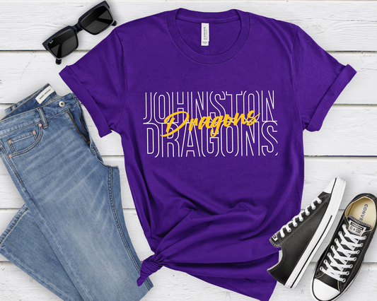 Layered Johnston Dragons T-shirt