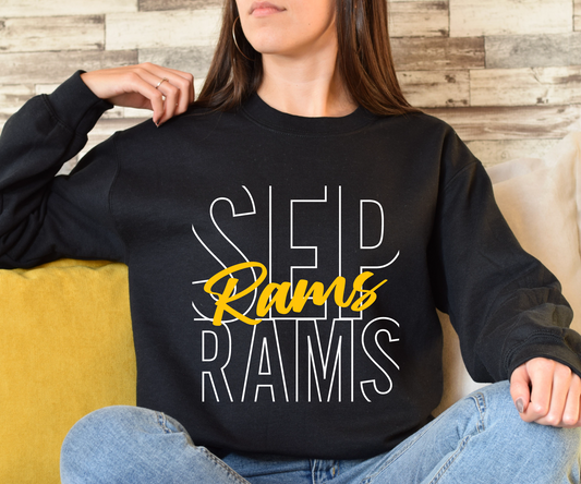 Layered SEP Rams Sweatshirt