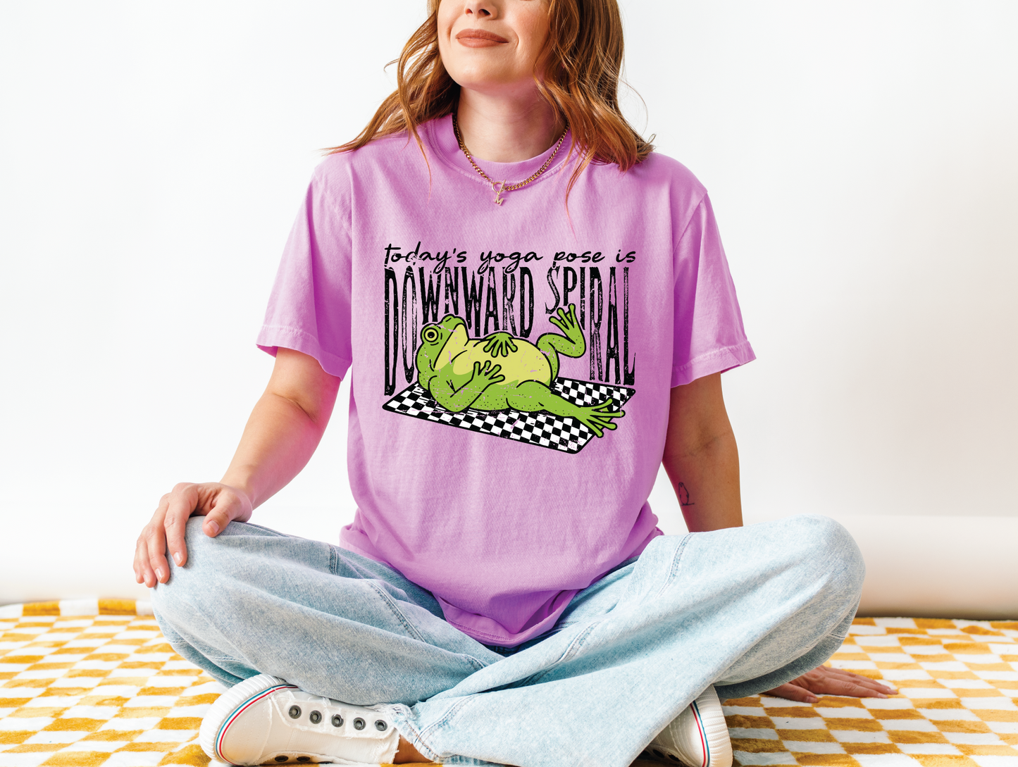 Today's Yoga Pose Downward Spiral T-shirt
