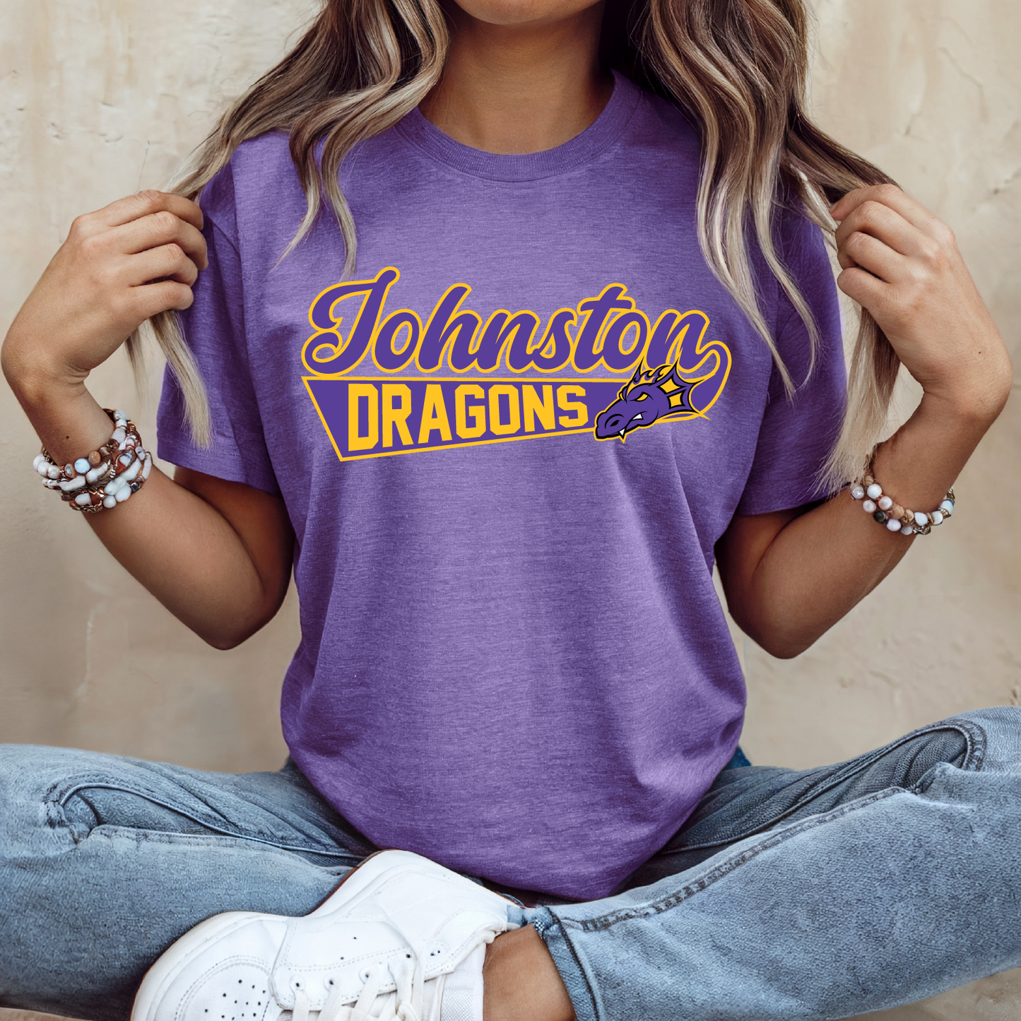 Retro Johnston Dragons T-Shirt