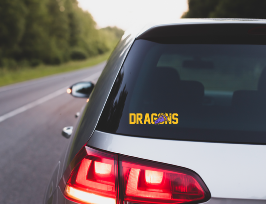 Knockout Johnston Dragons Decal