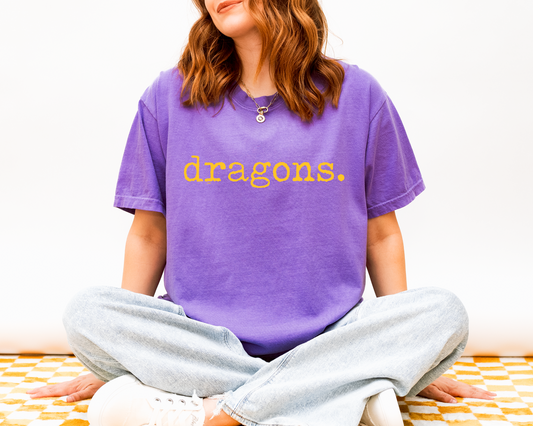 Dragons Typography T-shirt