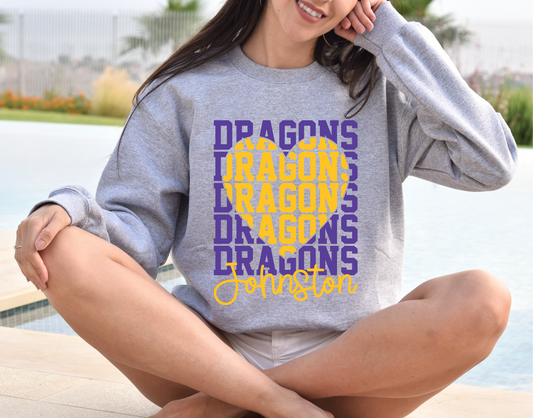 Loving Johnston Dragons Sweatshirt