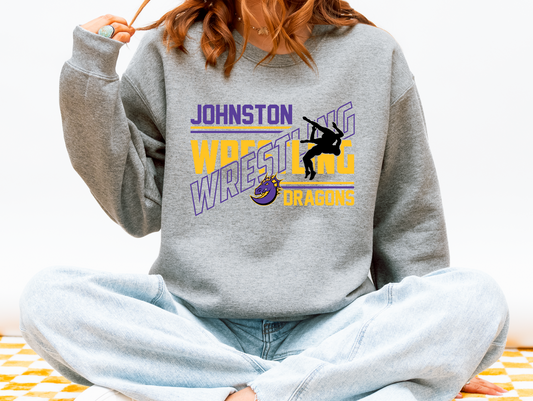 Johnston Dragons Slanted Wrestling Sweatshirt