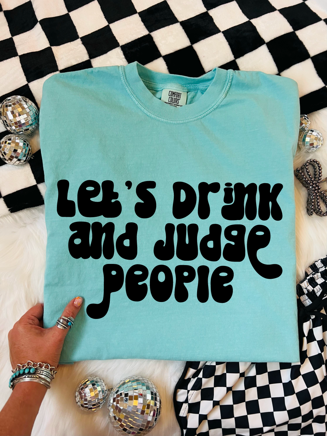 Drink and Judge T-shirt - 3D Puff or Regular Print