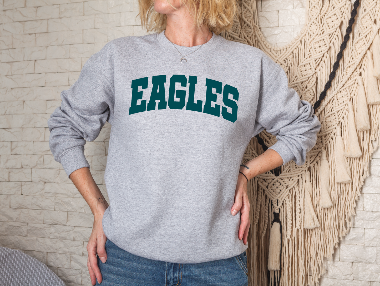 Eagles Block Sweatshirt