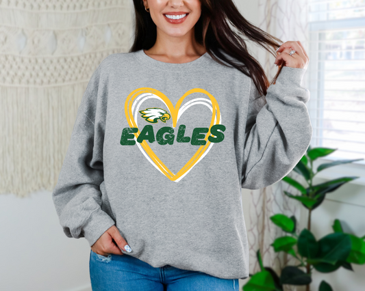 Saydel Eagles Love Sweatshirt