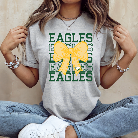 Saydel Eagles Coquette Bow T-Shirt
