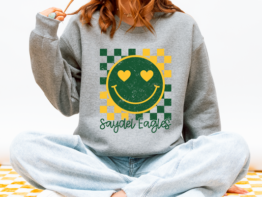 Saydel Eagles Smiley Sweatshirt