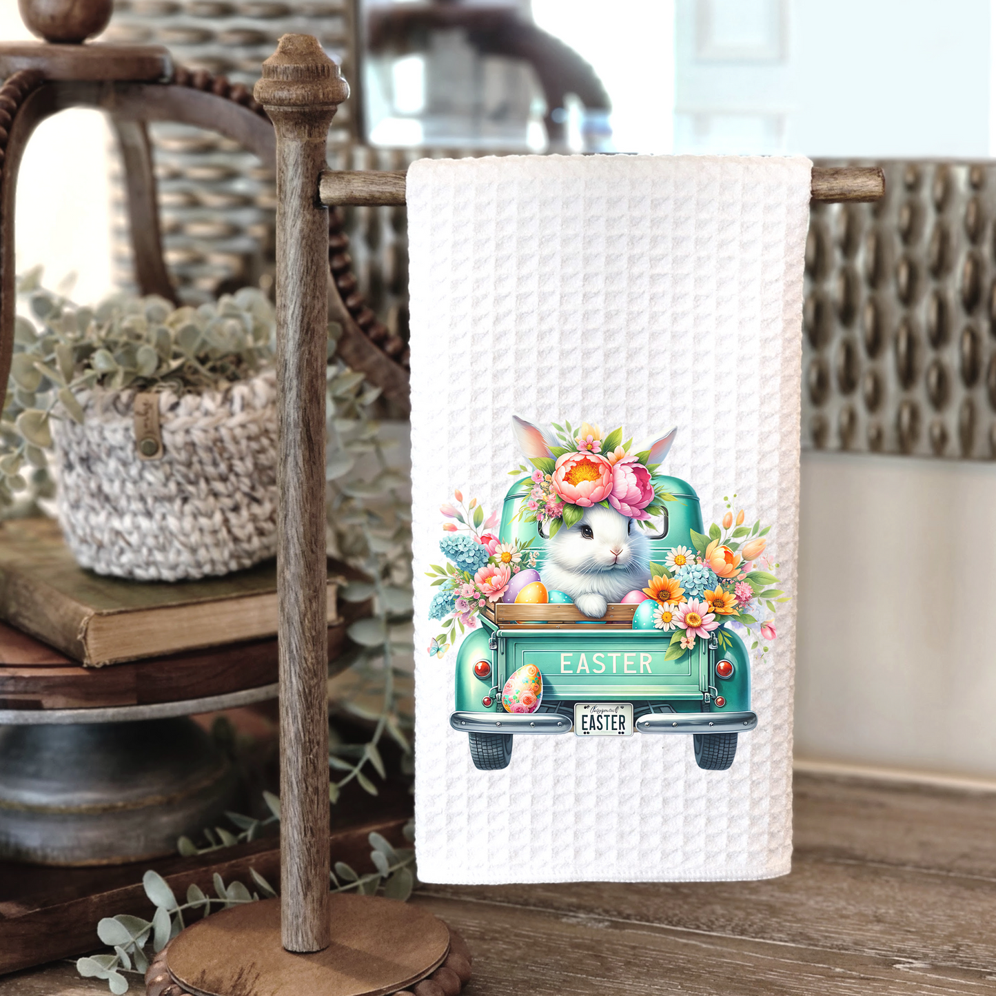 Easter Truck - Kitchen Towel