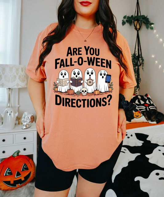 Fall-O-Ween Directions T-shirt