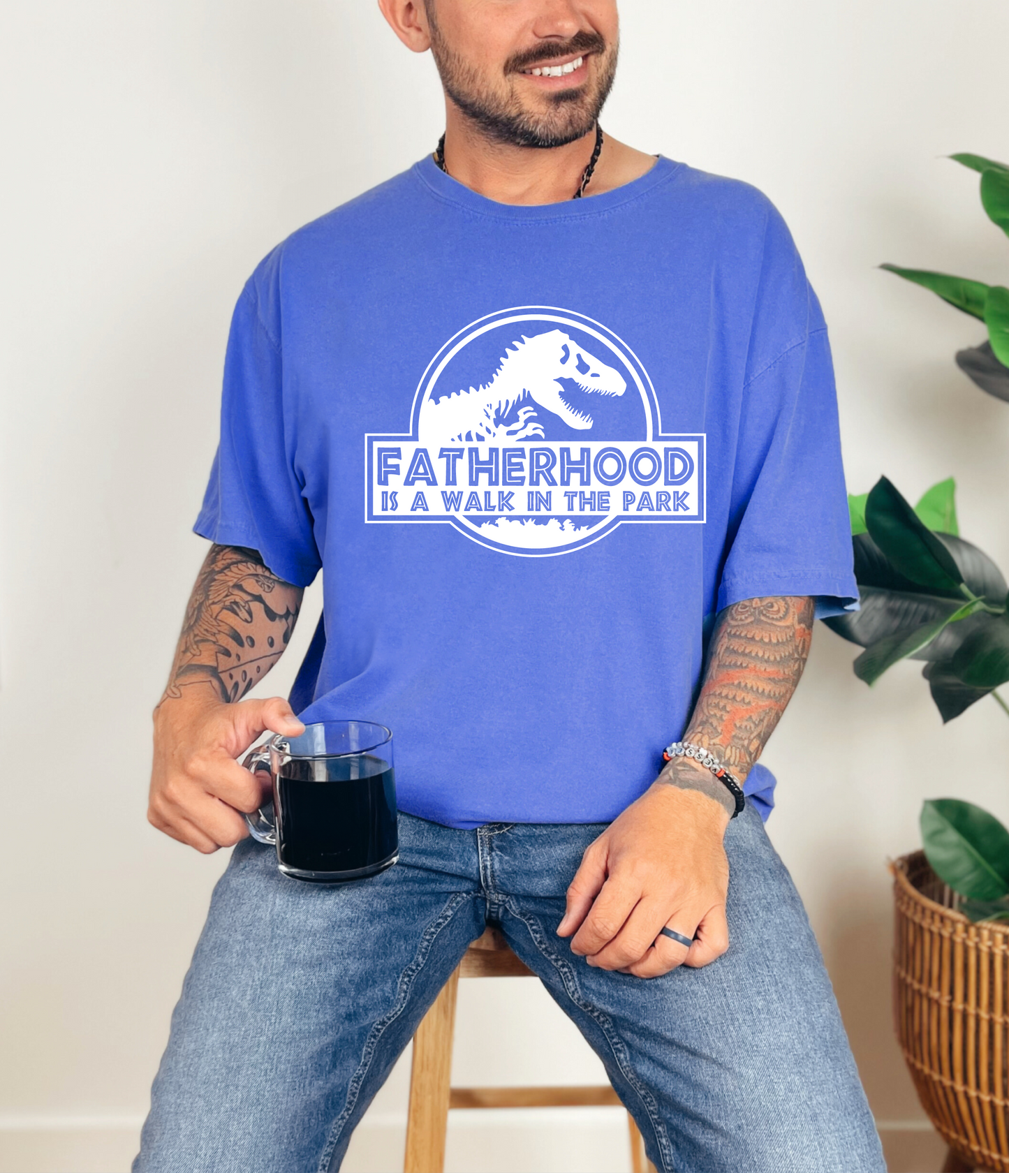 Fatherhood: A Walk in the Park T-shirt