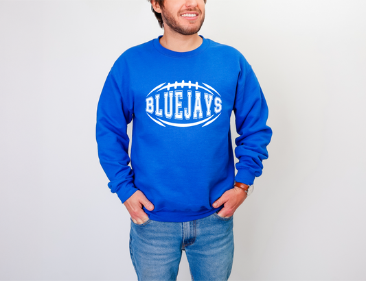 Football Bluejays Sweatshirt