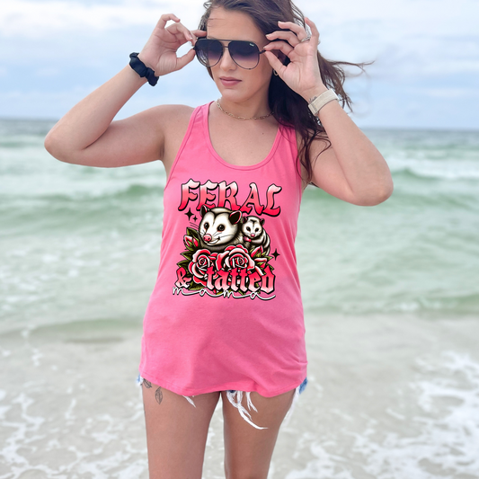 Feral and Tatted Mama Tank