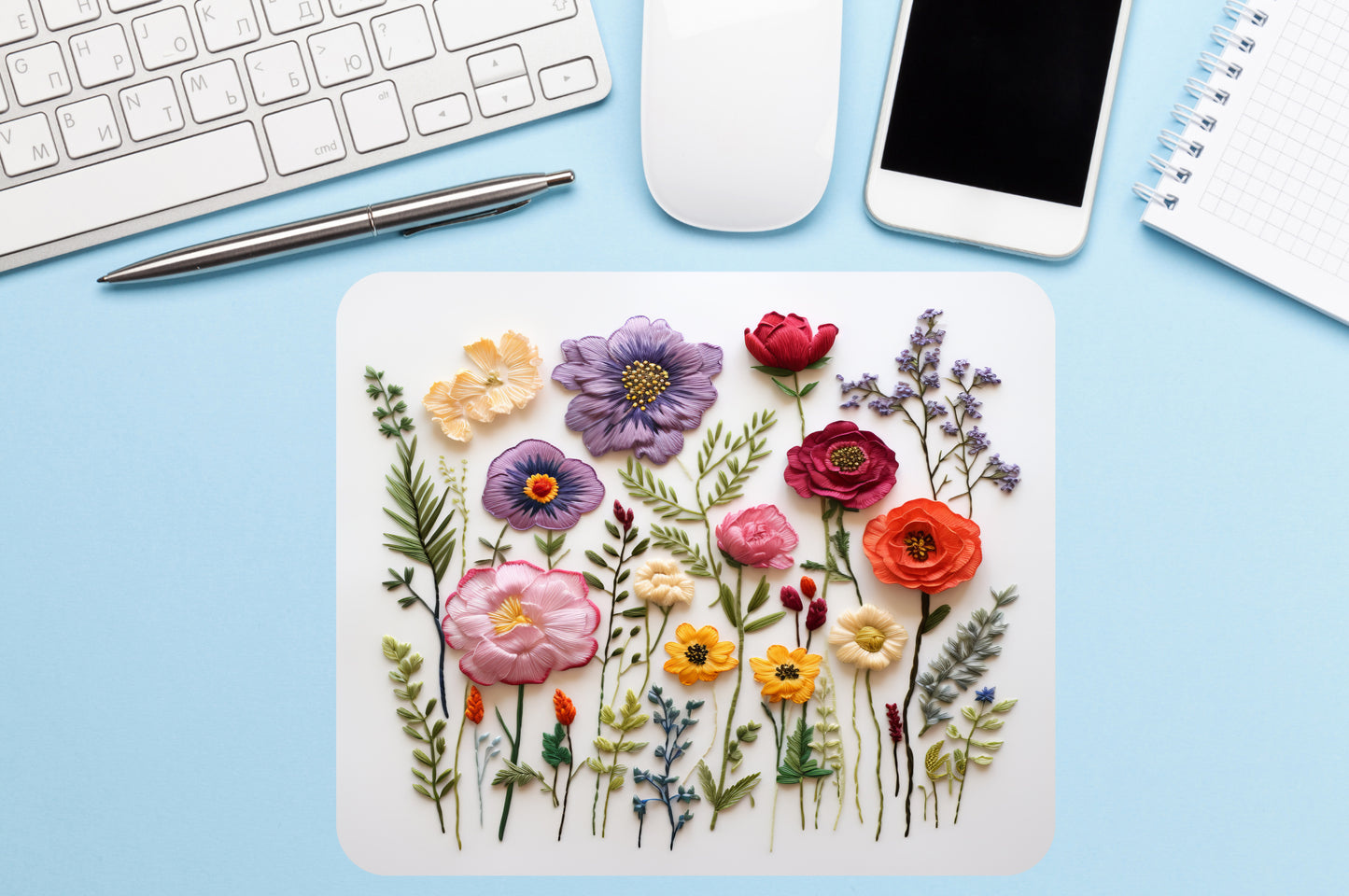 3D Flower Mousepad