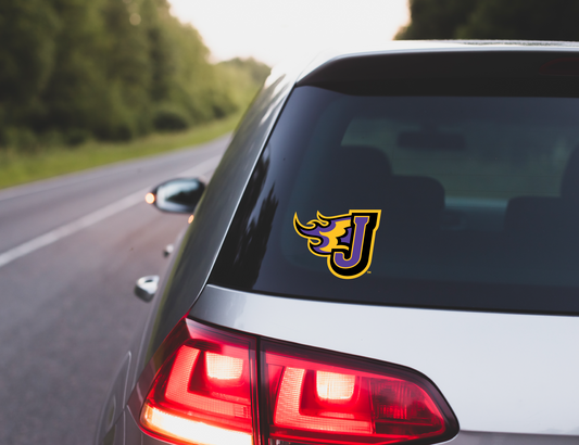 Flaming J Dragons Decal