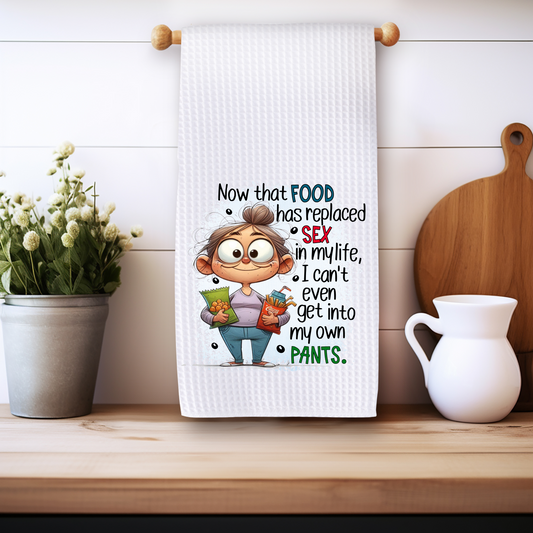 Food Has Replaced Sex - Kitchen Towel