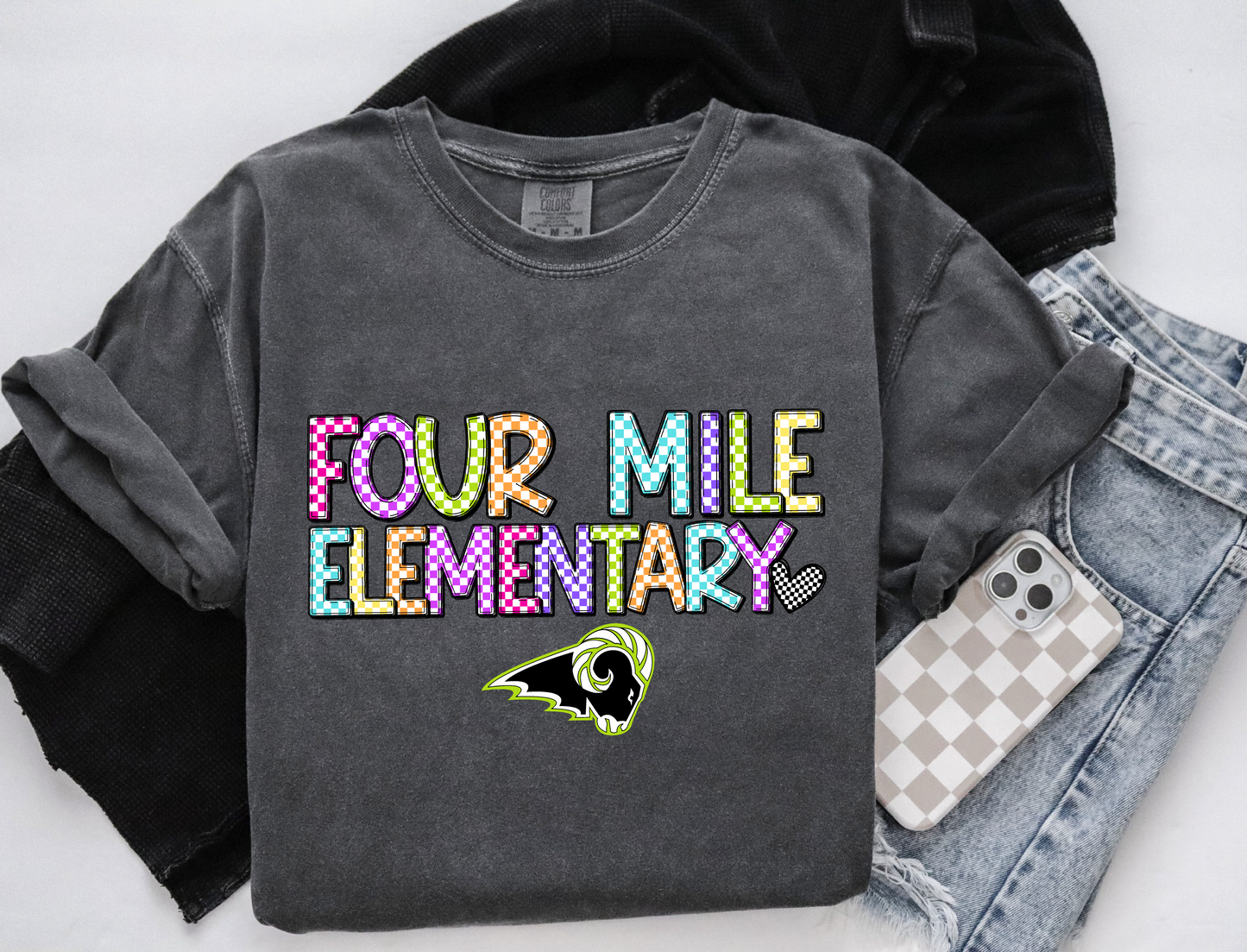 Bright Check SEP School Specific T-shirt