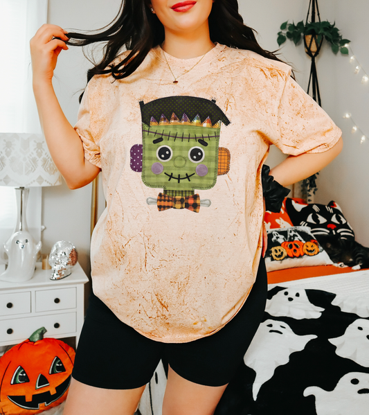 Faux Quilted Frankenstein T-shirt
