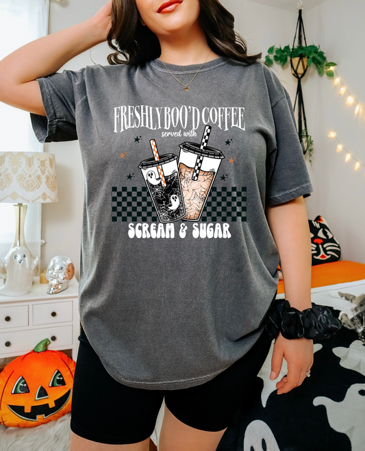 Freshly Boo'd Coffee T-shirt