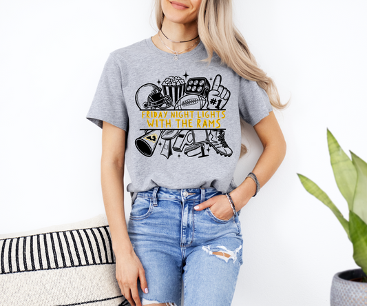 Friday Night Lights With the Rams T-shirt
