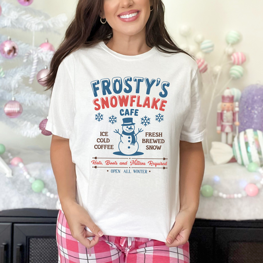 Frosty's Snowflake Cafe T-shirt