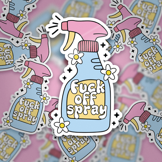 Fuck Off Spray Sticker