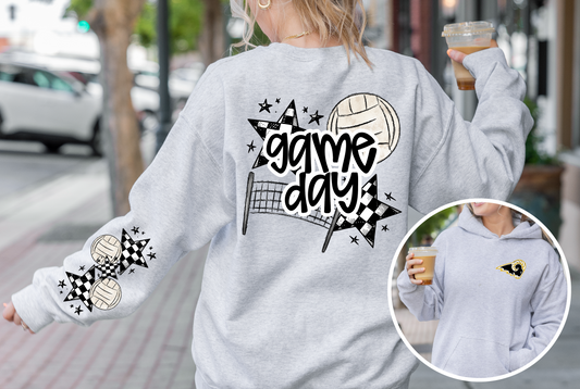 Rams Volleyball Game Day Sweatshirt