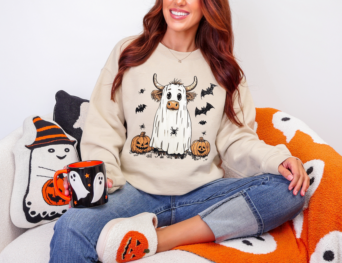 Ghost Cow Sweatshirt