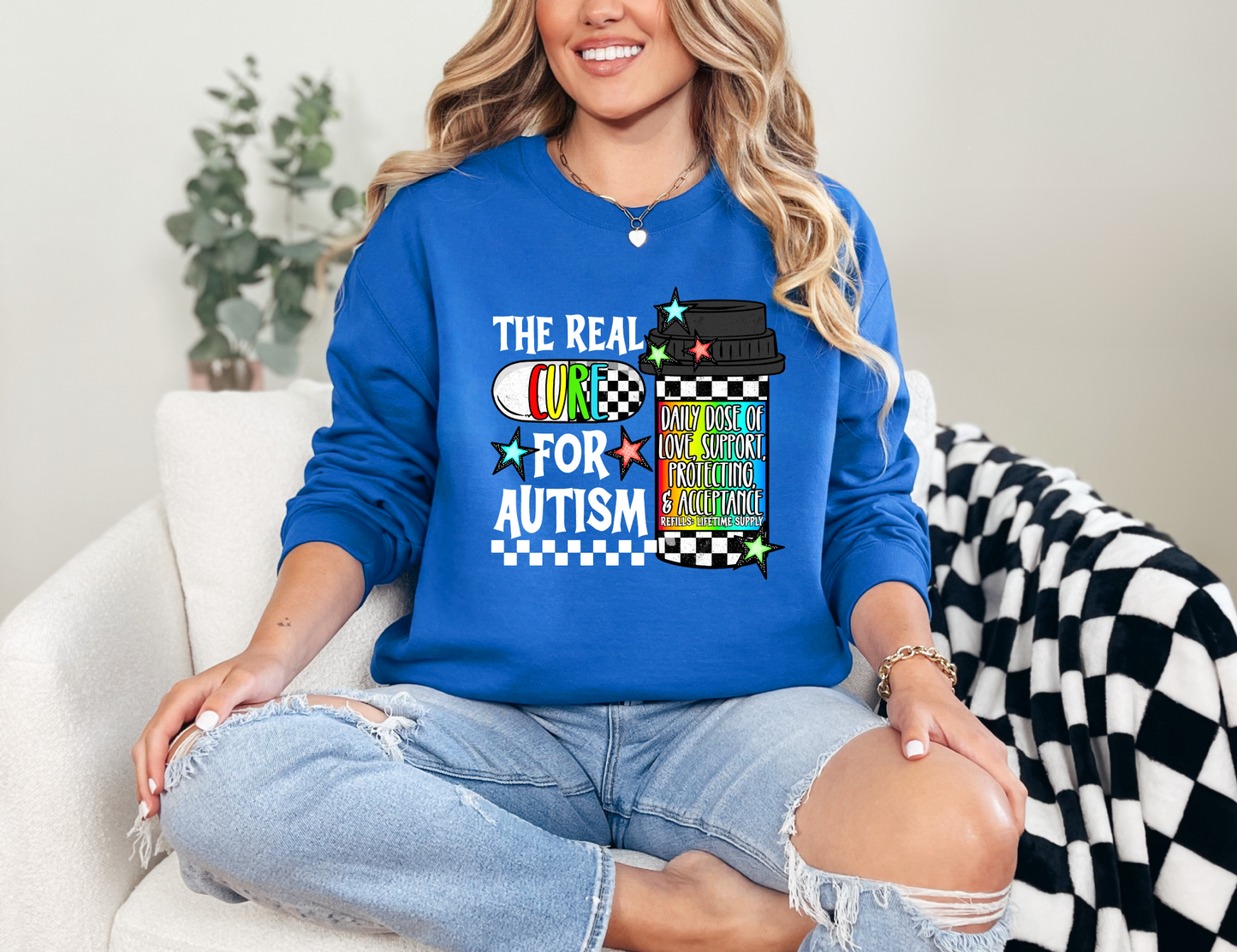 The Real Cure for Autism Sweatshirt