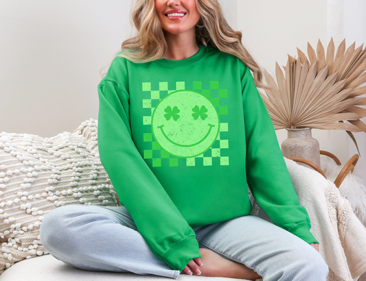 Shamrock Smiley Sweatshirt